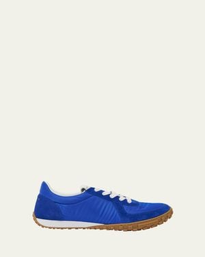 Givenchy Apos;S Glide Nylon/Suede Low-Top Runner Sneakers - Blue