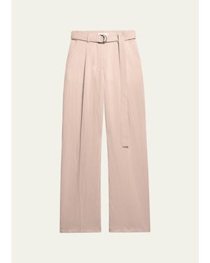 Helmut Lang Relaxed Pleated Pants - Pink