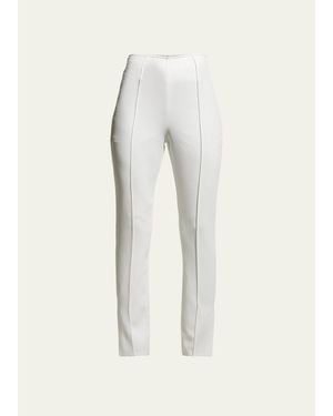 Cinq À Sept Brianne Slit-Leg Pants - Natural