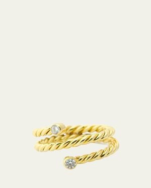 Haute Victoire Toi Et Moi Hand-Twisted 18K Diamond Ring - Natural