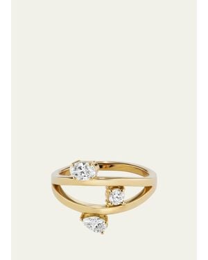 Aaryah Oval Diamond Cosmo Cocktail Ring - Natural