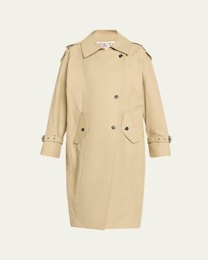 Twp Bogie Long Trench Coat - Natural