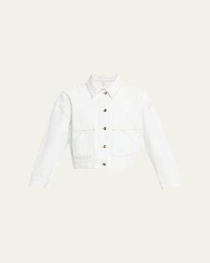FRAME The Boxy Field Jacket - Natural