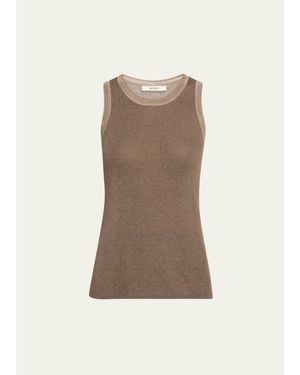 6397 Heirloom Ribbed Tank Top - Natural