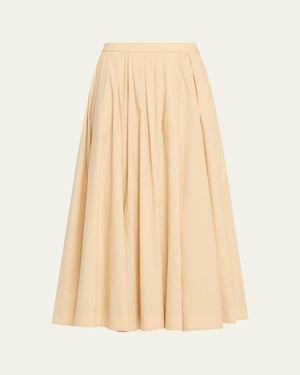 Cinq À Sept Doran Midi Skirt - Natural