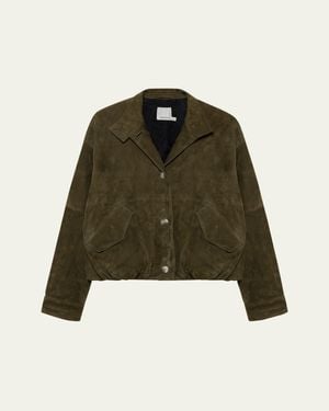Jonathan Simkhai Marley Suede Jacket - Green