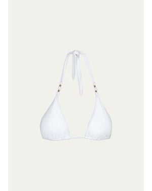 ViX Solid Paula Bikini Top - Natural