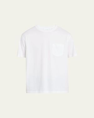 Handvaerk Pima Cotton Pocket T-Shirt - White