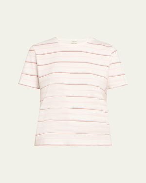 Kule The Modern Striped T-Shirt - Natural