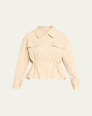 A.L.C. Maeve Short Trench Jacket - Natural