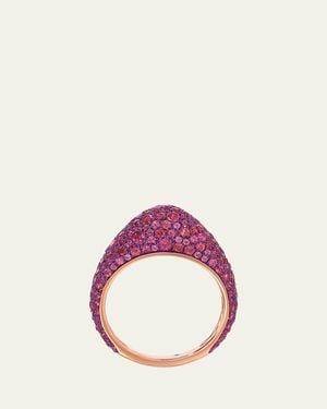 Graziela Gems 18K Rhodolite Bahia Ring - Pink