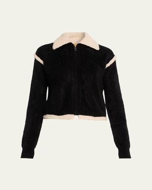 Guest In Residence Grizzly Frankie Cashmere Jacket - Black