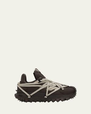 Rick Owens X Moncler Trailgrip Megalace Sneakers - Black