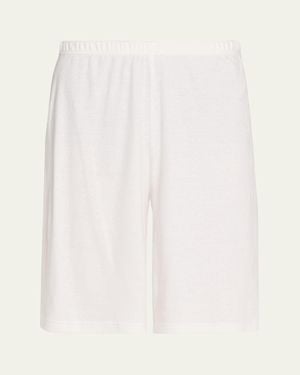The Row Larissa Long Shorts - Natural