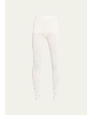 Hanro Silk & Cashmere Leggings - Natural