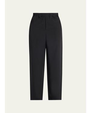 IM MEN Flat Front Elastic-Waistband Pants - Blue
