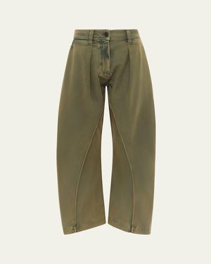 JW Anderson Twisted Seam Pants - Green