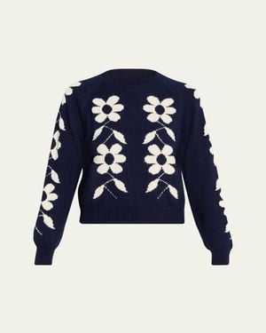 Kule The Franz Alpaca Sweater - Blue
