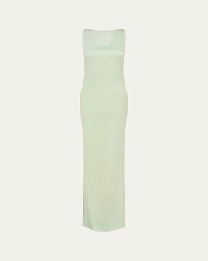 16Arlington Evra Satin Gown - Green