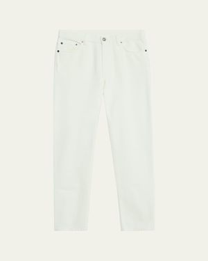 ZEGNA Slim Denim Five-Pocket Pants - White