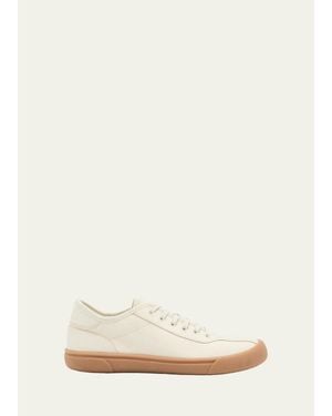 The Row Canvas Low-Top Sneakers - Natural