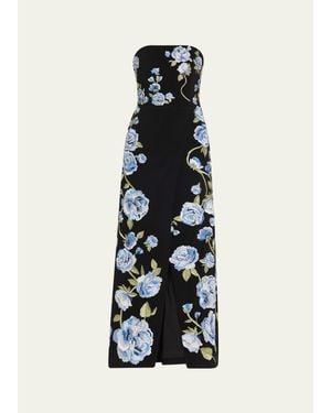 Alice + Olivia Jeri Embellished Romper With Overskirt - White