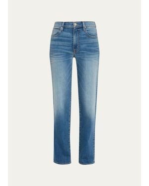 SLVRLAKE Denim Kendra Straight-Leg Jeans - Blue