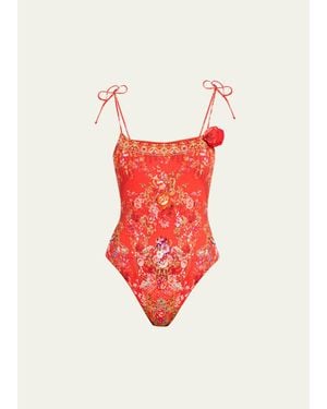 CAMILLA One-Piece Swimsuit - Red