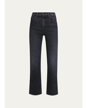 Mother The Lil Rambler Straight-Leg Jeans - Blue