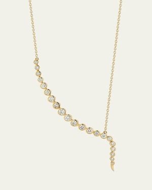 ONDYN Luminesence Necklace With Diamonds, 18"L - Natural