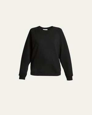 Setchu Zipper Cotton Sweatshirt - Black