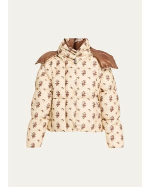Moncler Torcol Hooded 2-In-Down Jacket - Natural