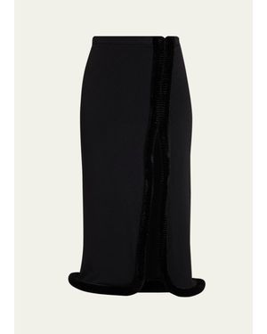DIOTIMA Castries Knit Straight Skirt - Black