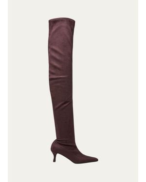 Proenza Schouler 60Mm Trap Suede Over-The-Knee Boots - Multicolor