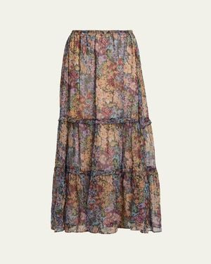Kobi Halperin Clea Floral Maxi Skirt - Multicolor
