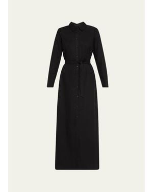 Alice + Olivia Chassidy Maxi Shirtdress - Black
