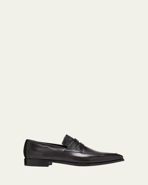Berluti Andy Demesure Leather Loafers - White