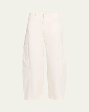 Jamie Haller The Baggy Painter Cropped Pants - Natural