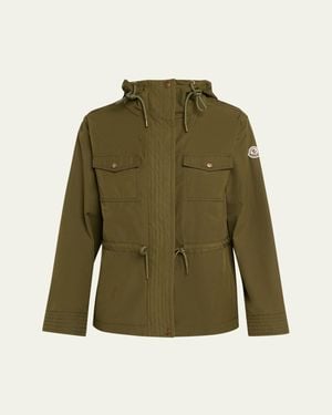 Moncler Genius Serin Hooded Cotton-Blend Parka - Green