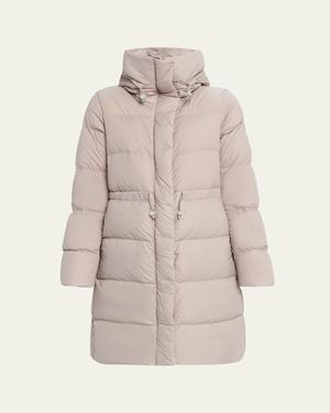 Canada Goose Montgomery Down Hooded Puffer Coat - Natural