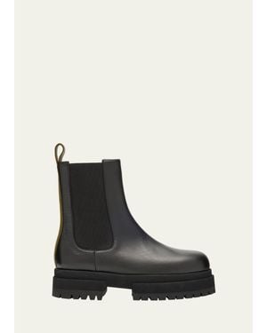 MARIA LUCA Acacia Leather Chelsea Boots - Black