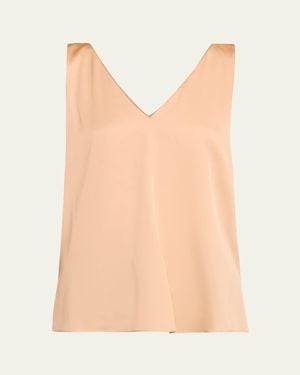 Kobi Halperin Sailor Silk Sleeveless Blouse - Pink