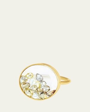 Moritz Glik Diamond Shaker Ring - Metallic