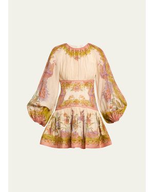 Zimmermann Indra Mini Dress - Natural