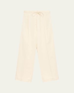 Rohe Satin Drawstring Pants - Natural