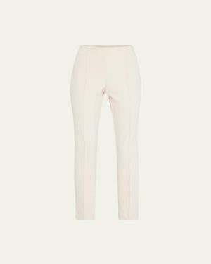 Lafayette 148 New York Gramercy Acclaimed-Stretch Pants - Natural
