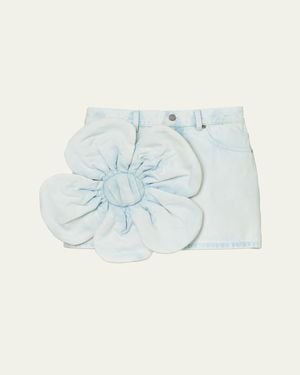 Marc Jacobs Daisy Denim Mini Skirt - Blue