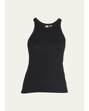 TOTEME Curved Rib Tank - Blue