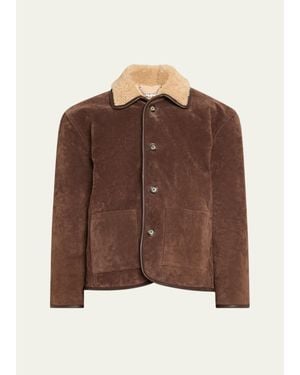 Still Here Townes Suede Jacket - Brown