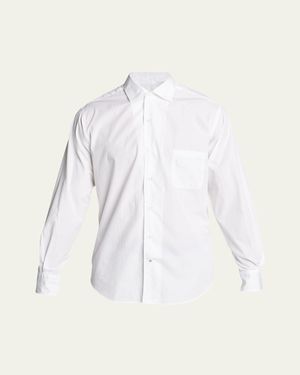 Loro Piana Andre Cotton Poplin Shirt - White